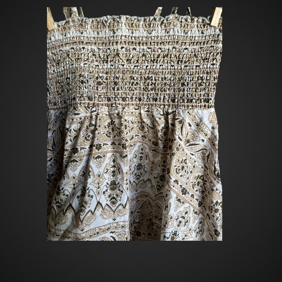 Y2k lei fairy shirred tube top tie top handkerchief hem - Picture 5 of 12